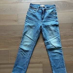 Madewell Women's Straight Leg Blue Jeans
